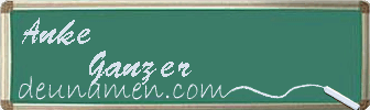 Anke Ganzer Visitenkarte